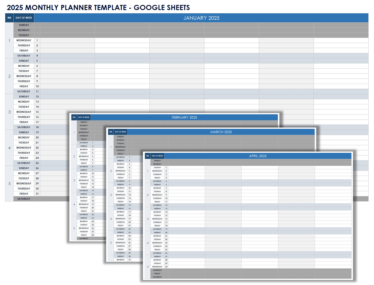 July 2025 Calendar Google Doc