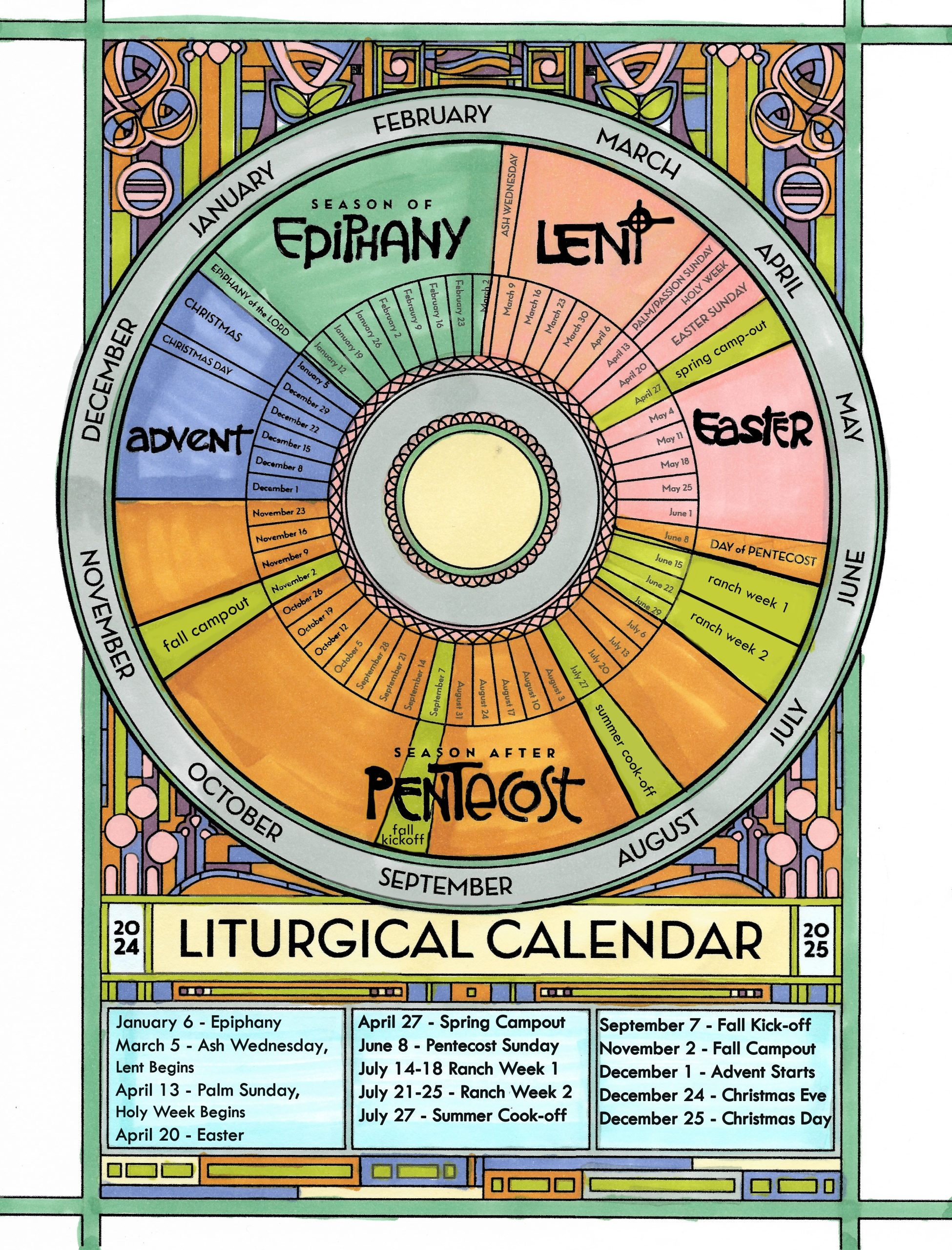 July 2025 Catholic Calendar