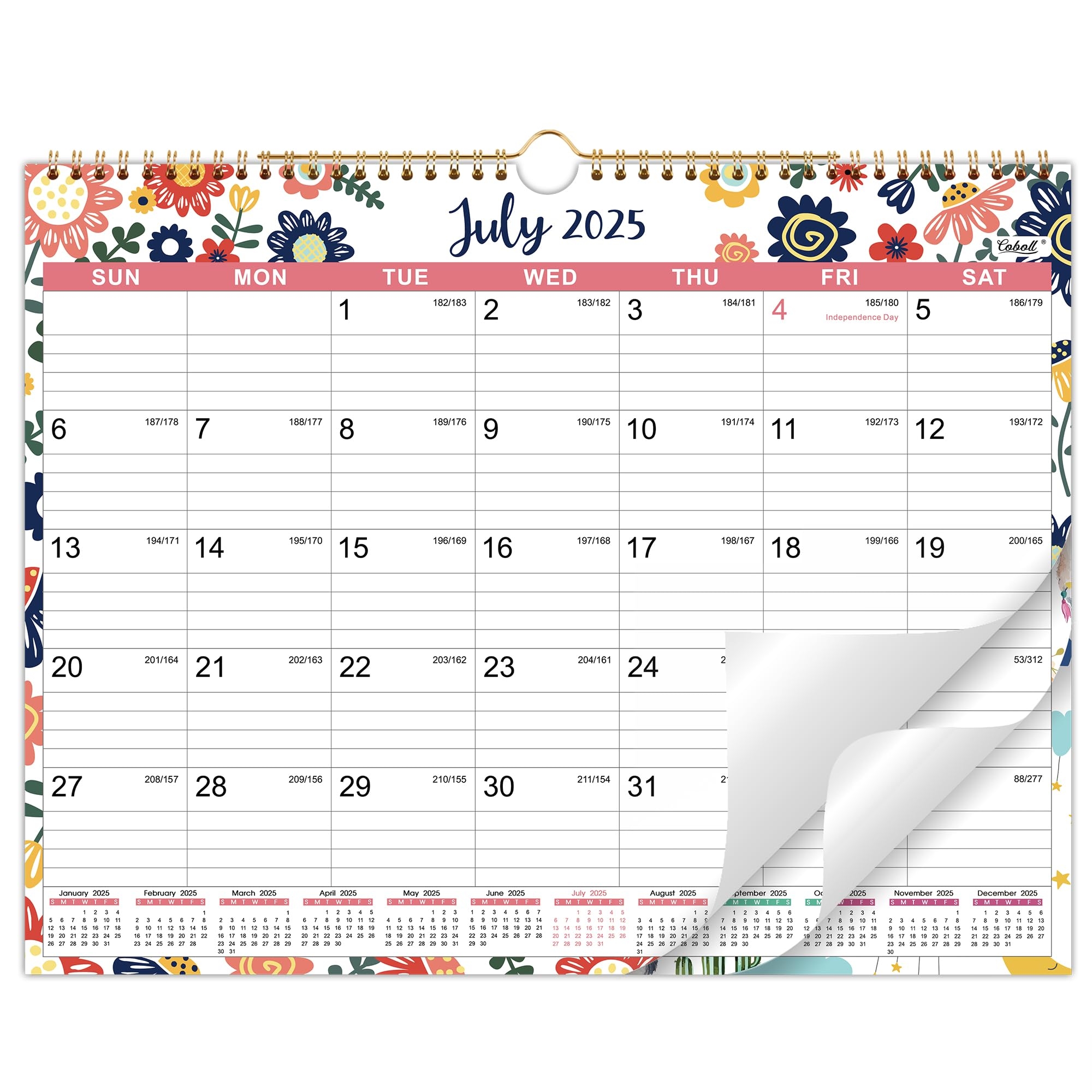 2025 2026 Calendar July 2025 December 2026 Wall Calendar 18 Monthly Calendar 2025 2026 Perfect For School Office U0026 Home Planning 14 75