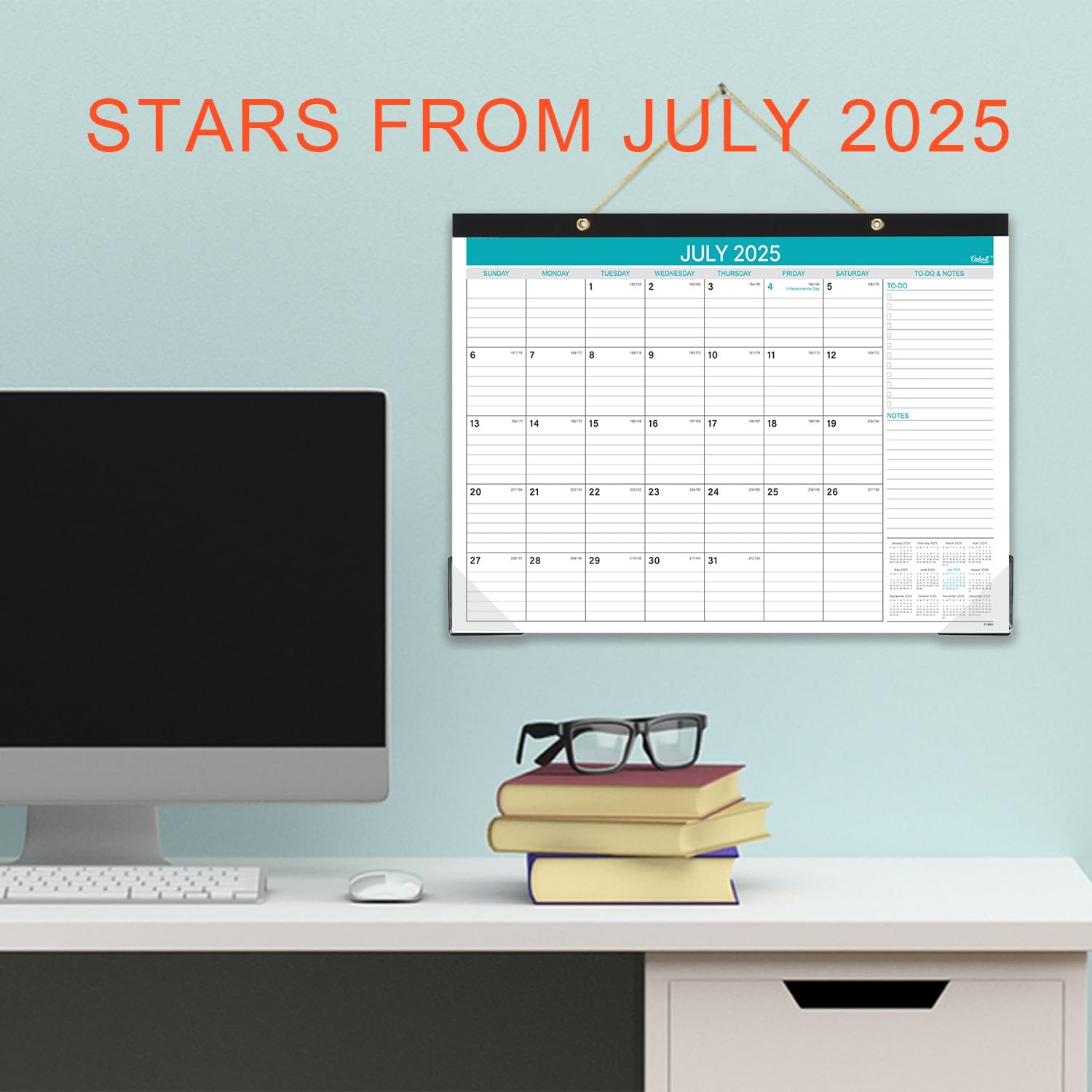 2025 2026 Desk Calendar July 2025 To December 2026 Calendar 18 Monthly Calendar 2025 2026 With Large Ruled Blocks For Planning 11 5 X 14 5 Amazon sg Office Products