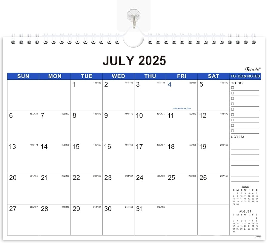 2025 2026 Wall Calendar 18 Months Wall Calendar From Jul 2025 Dec 2026 15