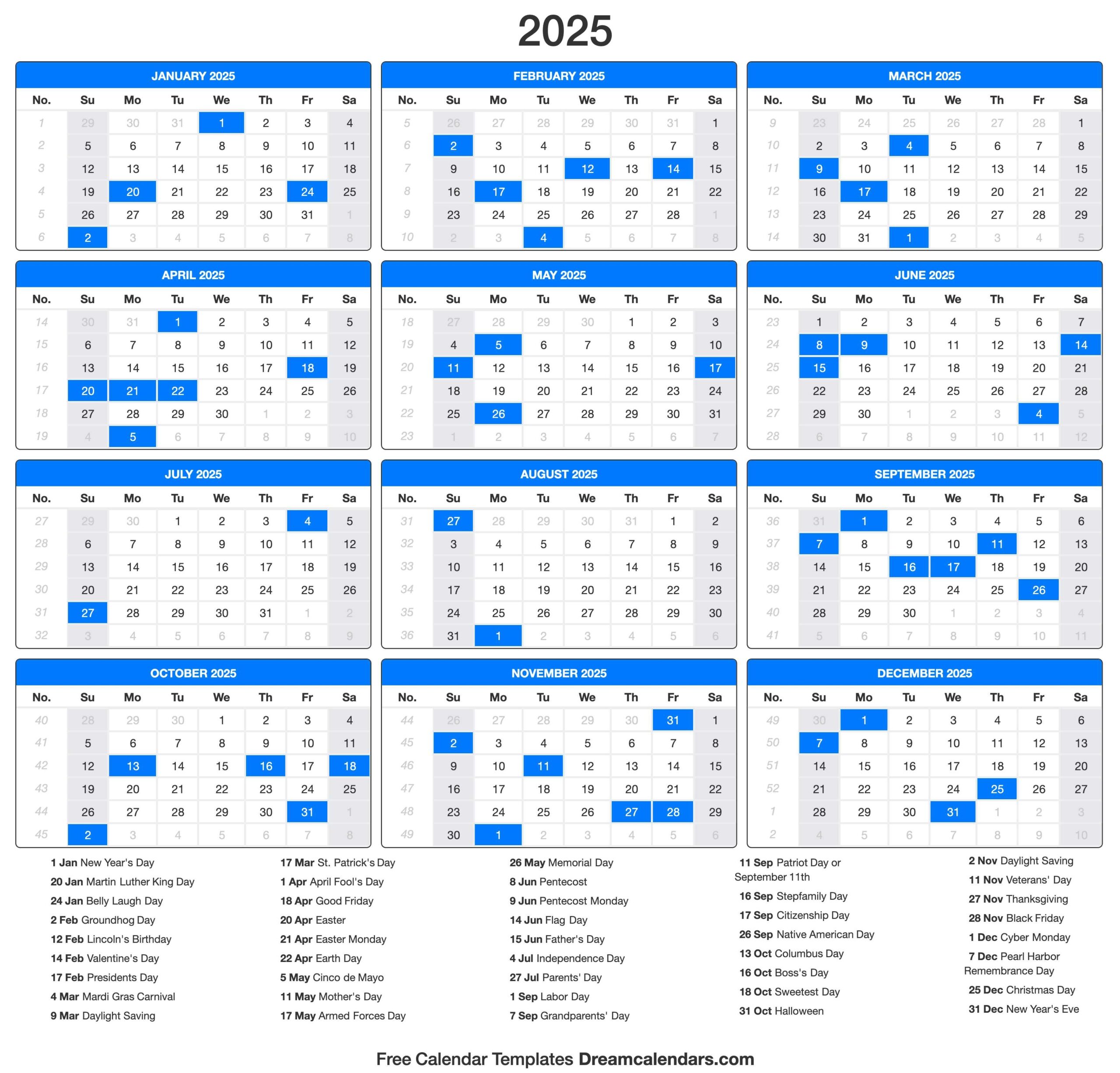 November 2025 Calendar Typecalendar