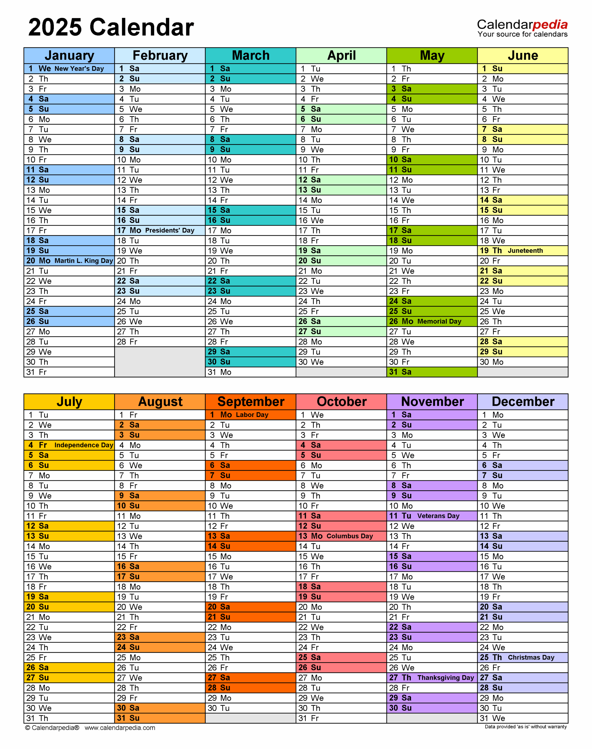 July 2025 Calendar In Excel