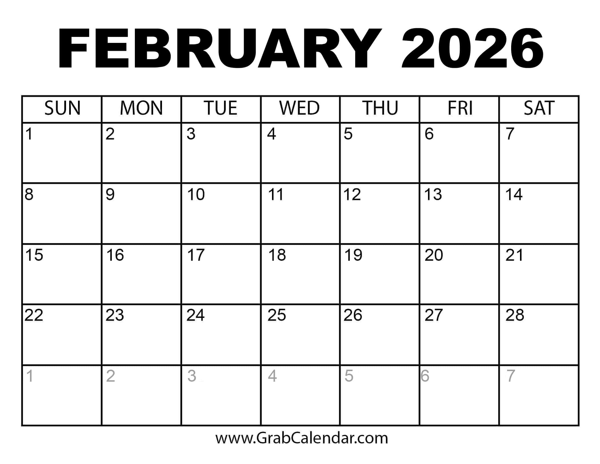 2025 Calendar Grab Calendar