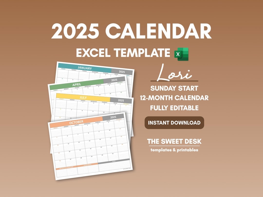 Excel October 2025 Calendar