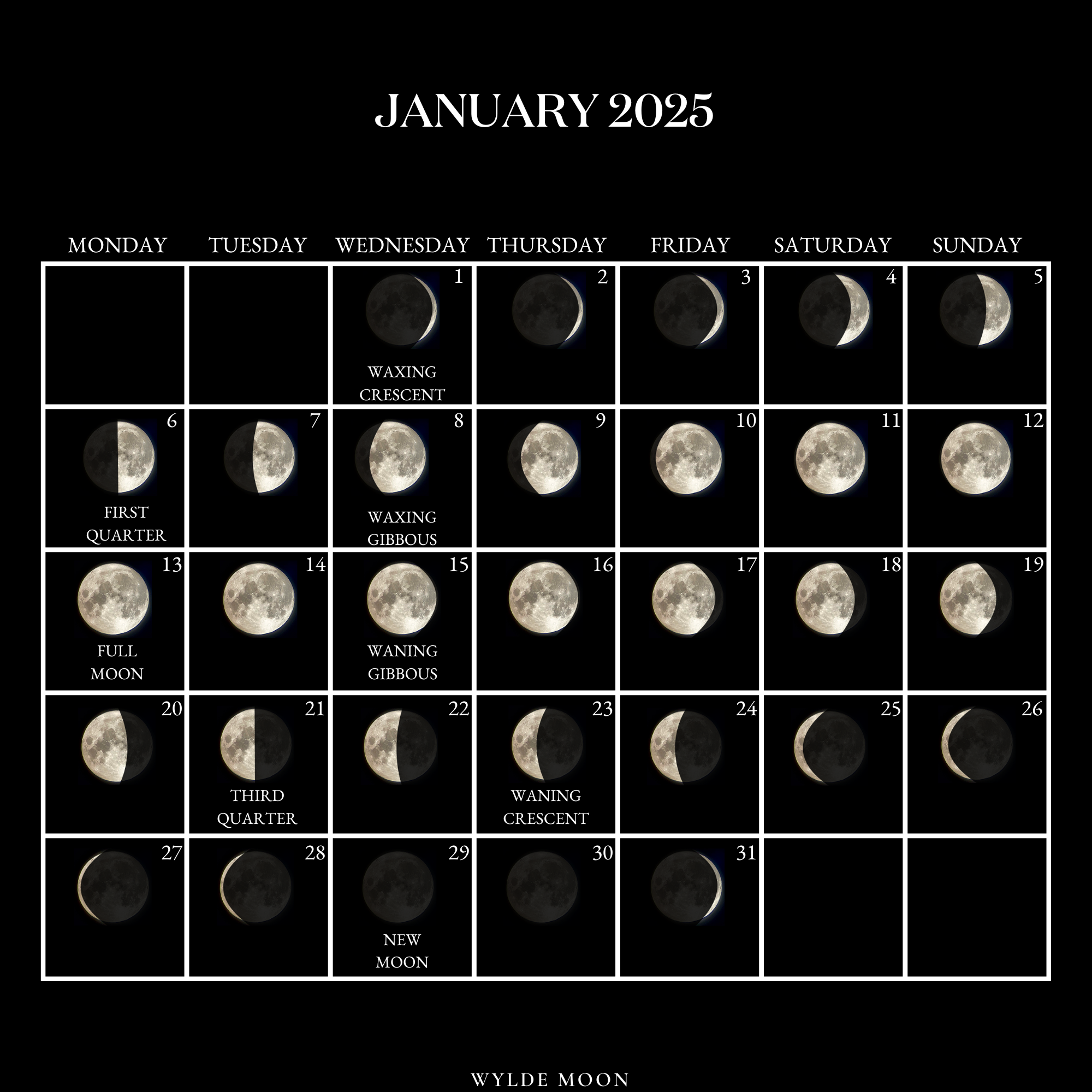 August 2025 Lunar Calendar