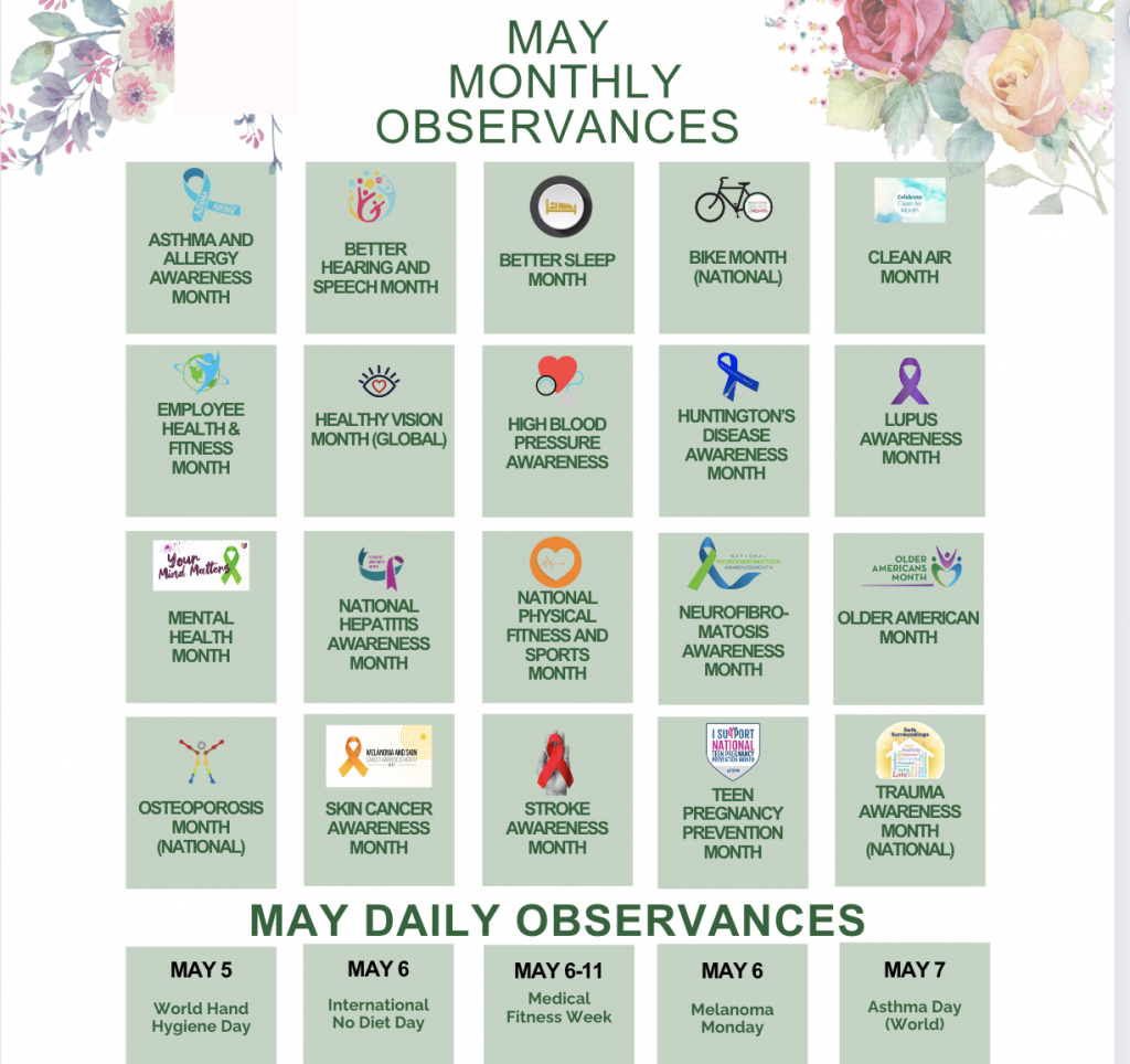 2025 National Wellness Calendar Download IAB Health Productions LLC