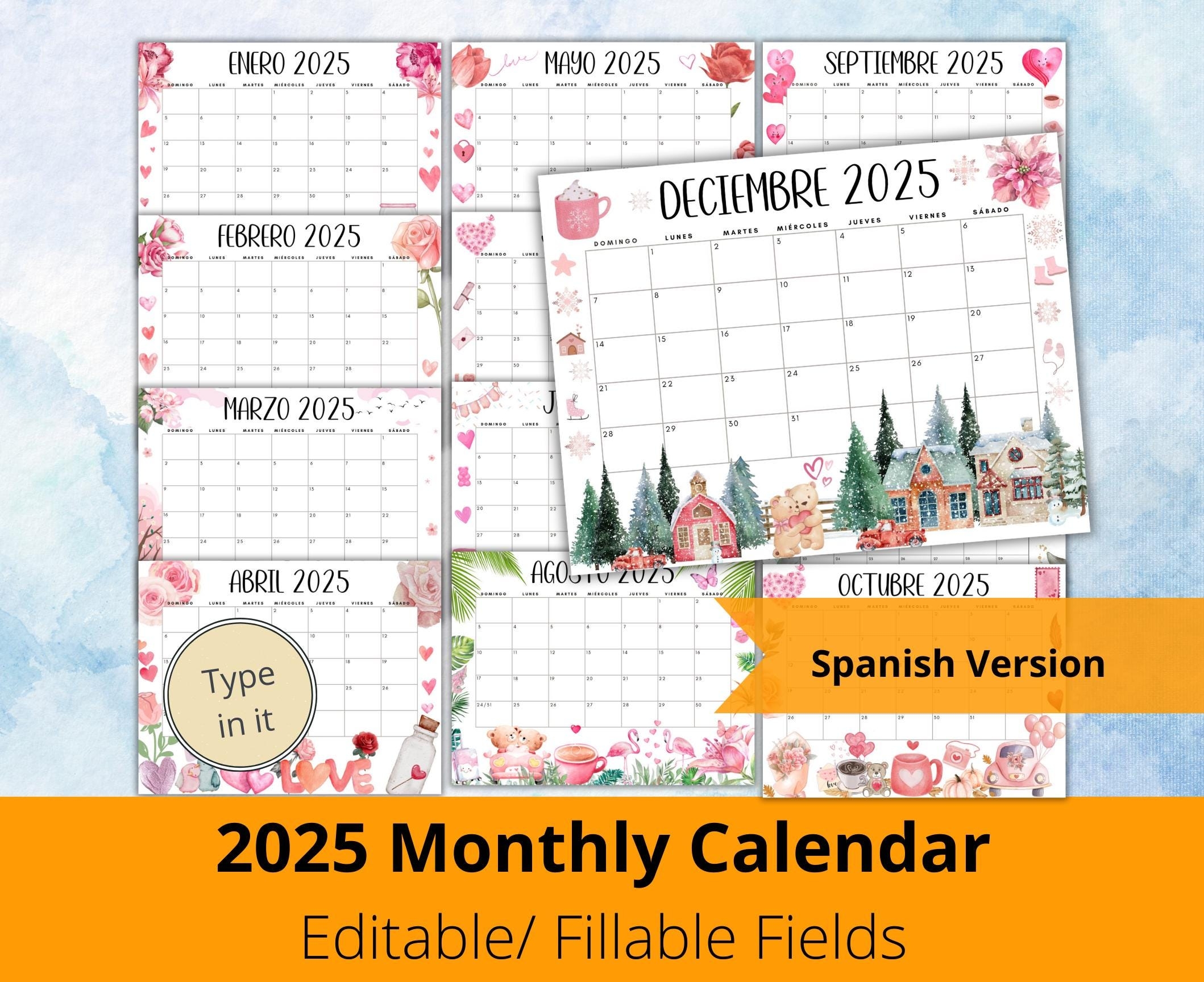 September 2025 Spanish Calendar