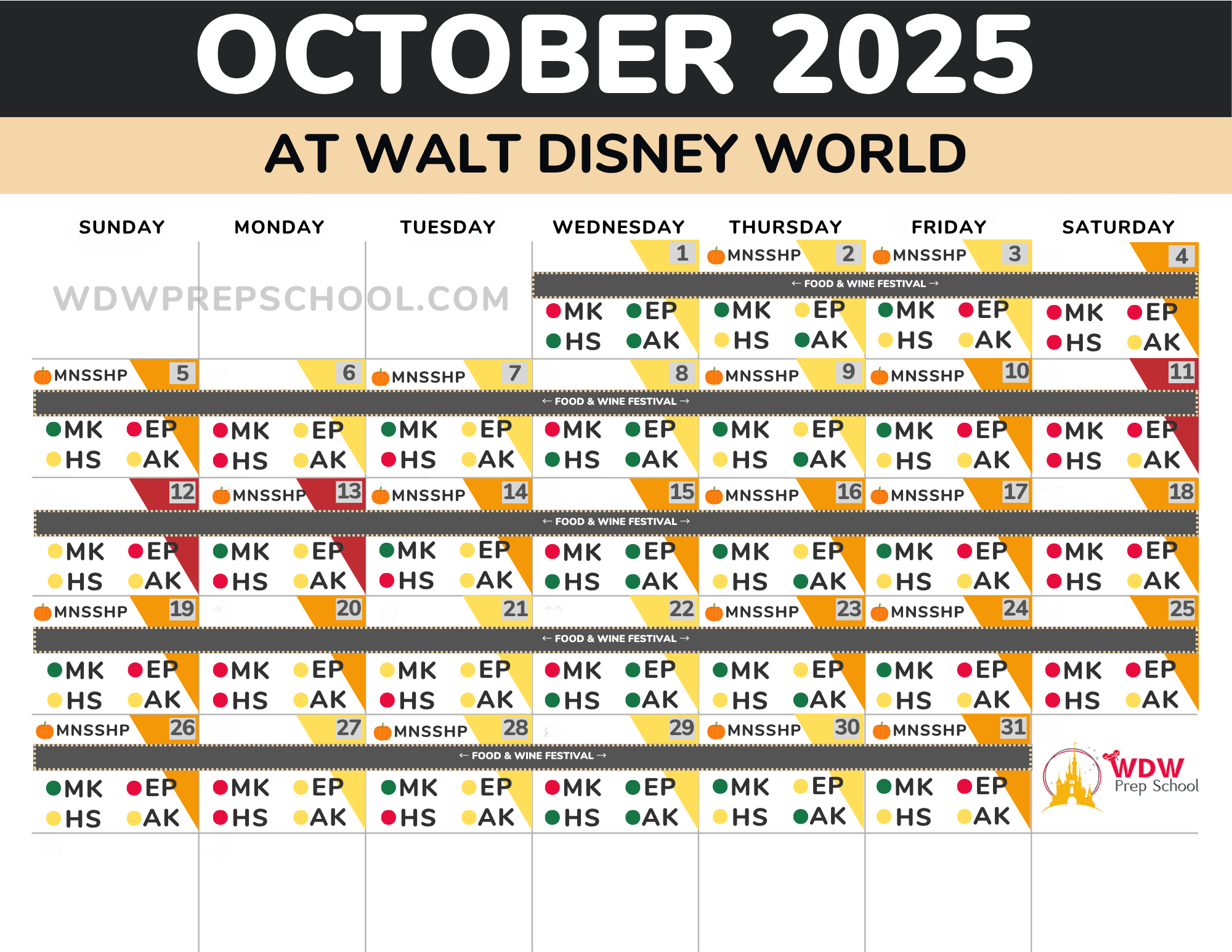 2025 U0026 2026 Disney World Crowd Calendar best Times To Go 