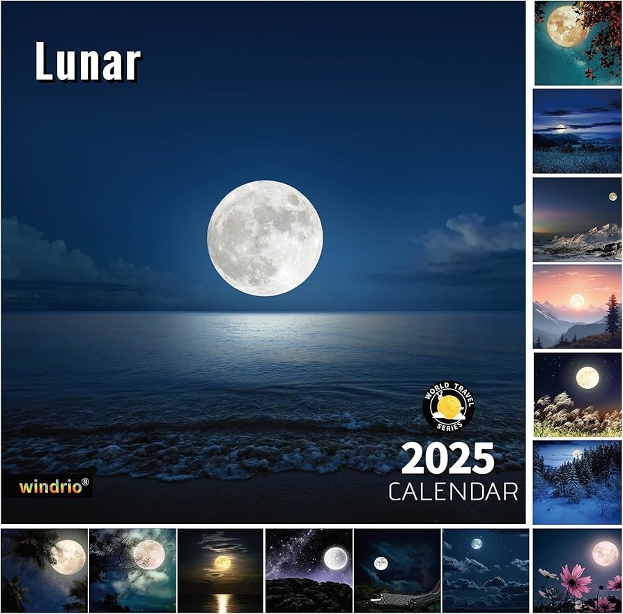 2025 Wall Calendar Calendar 2025 January 2025 December 2025 Wall Calendar Moon 12