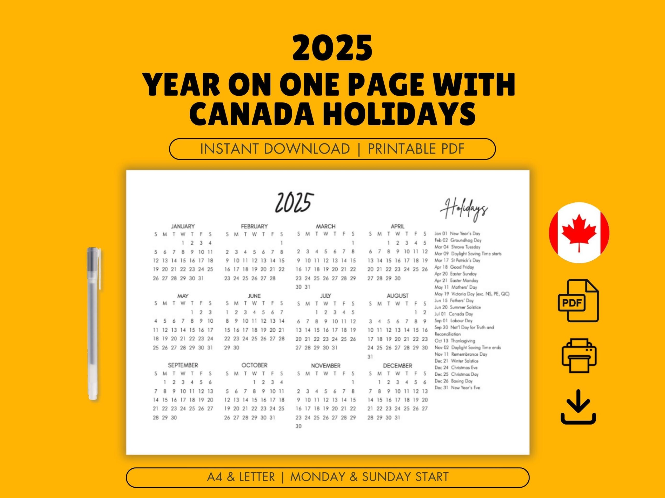 July 2025 Calendar With Canadian Holidays
