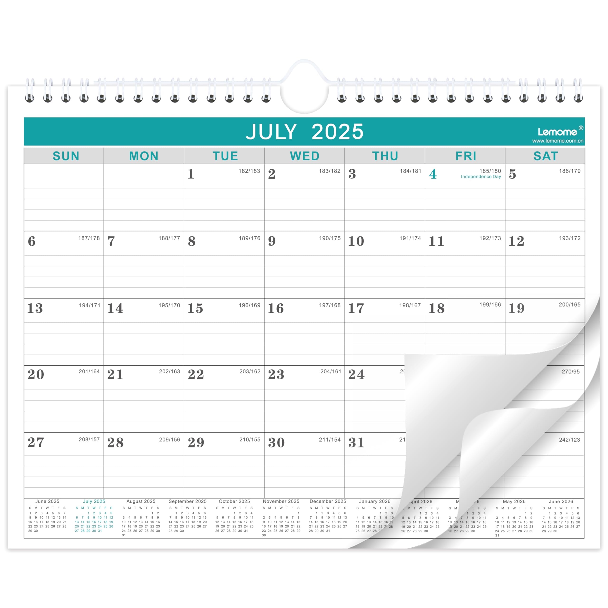 Amazon 2025 2026 Wall Calendar Calendar 2025 2026 8 5