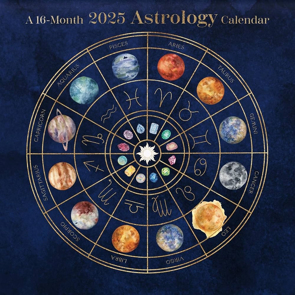 Amazon 2025 Astrology Mini Wall Calendar 9798888280539 Trends International Books