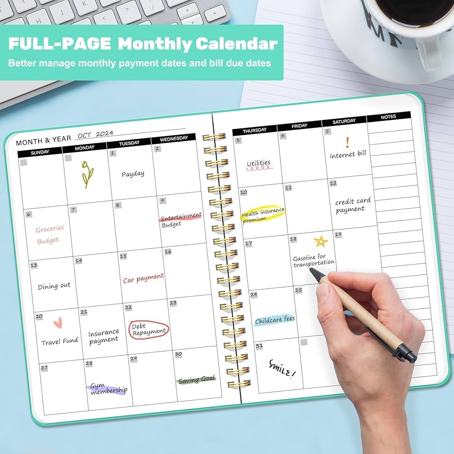 Amazon 2025 Calendar U0026 Budget Planner Modern Wall Calendar 14