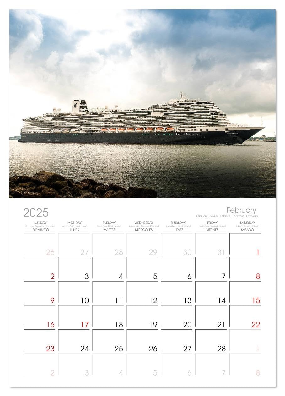 Calendar That Shows All Cruises Available During July 2025