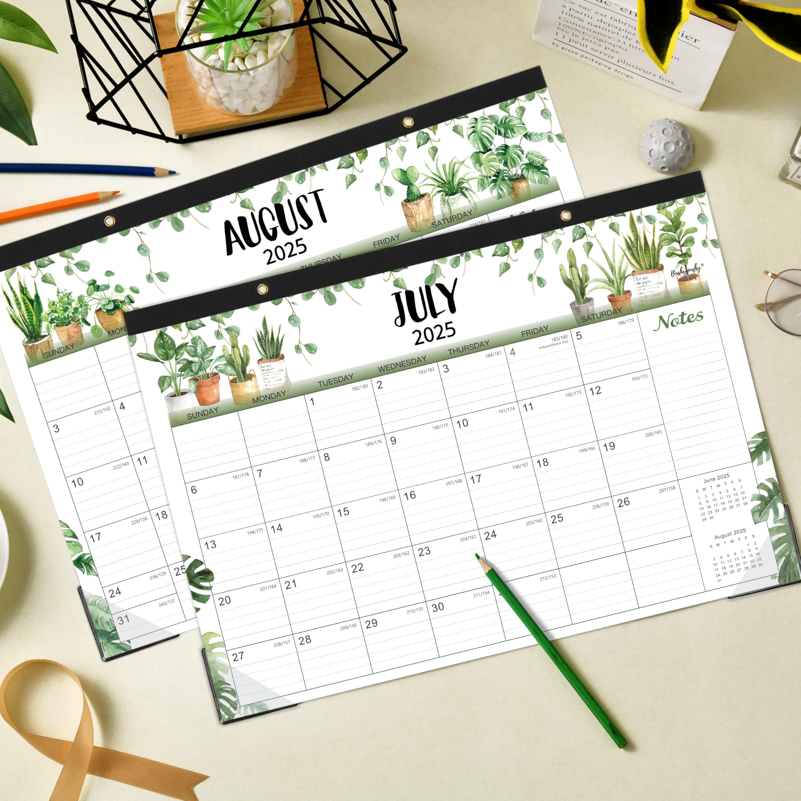 Amazon Desk Calendar 2025 2026 2025 2026 Desk Calendar 18 Monthly Desk Wall Calendar 2 in 1 17