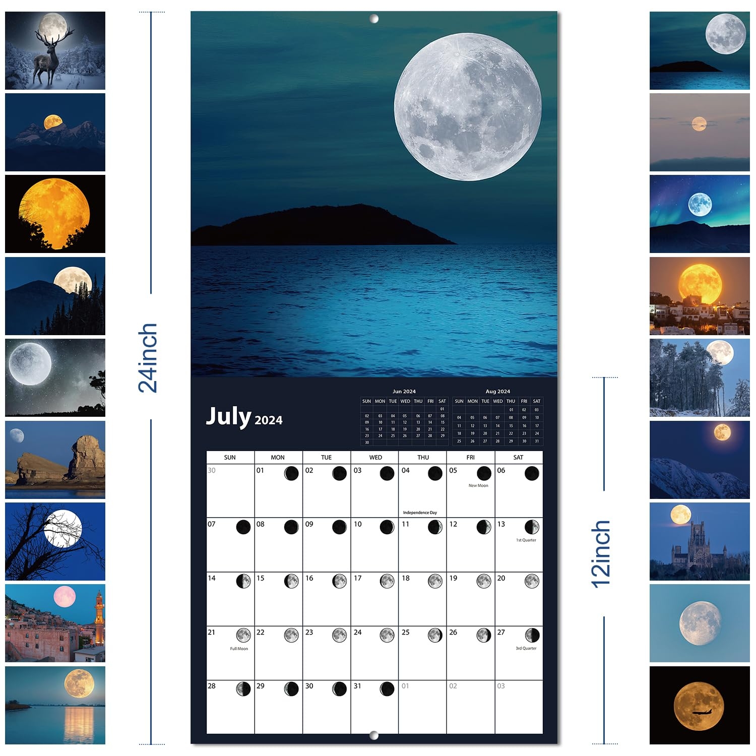 July 2025 Calendar Full Moon