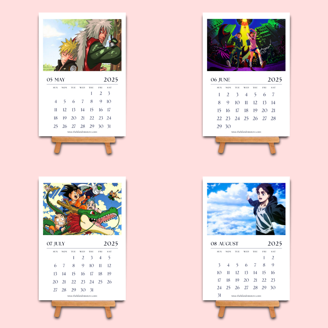 Anime 2025 Desk Calendar THEKFANDOMSTORE