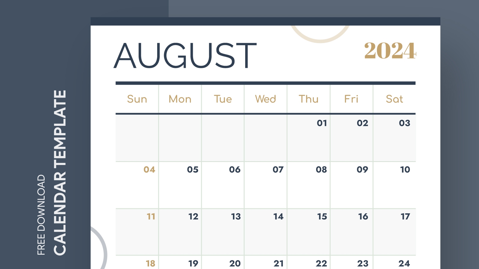 August 2025 Calendar Free Google Docs Template Gdoc io