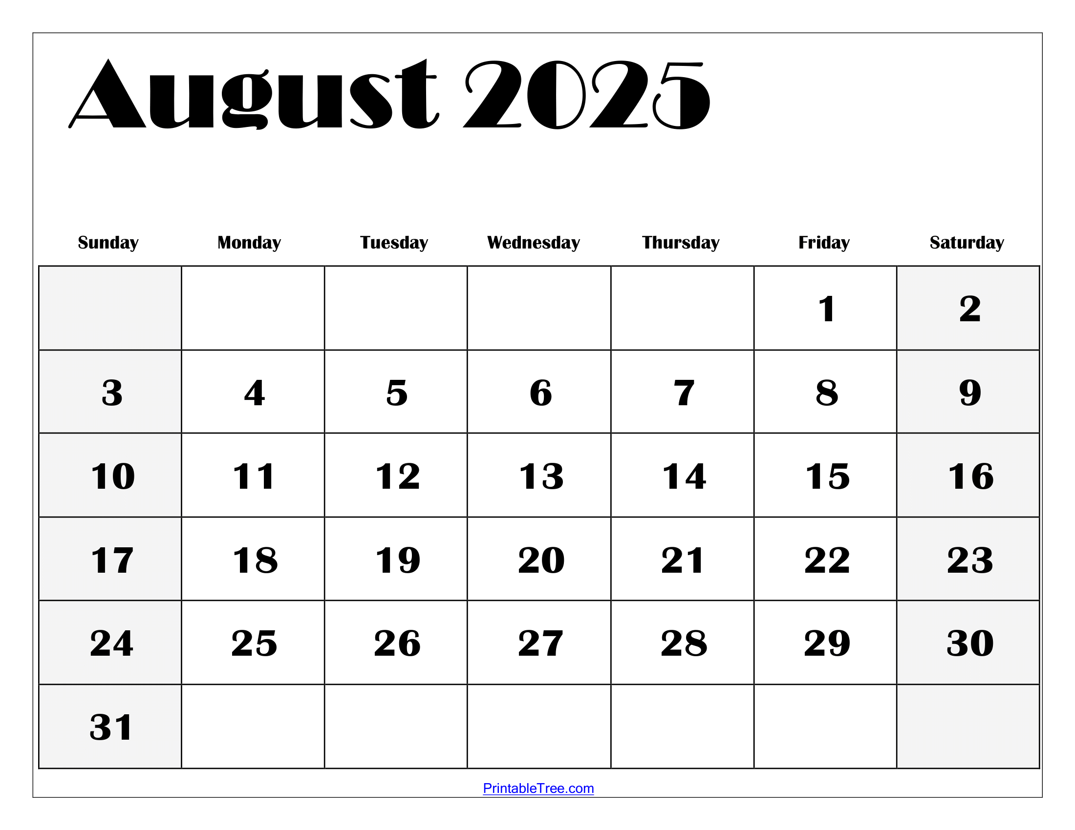 Jewish Calendar August 2025