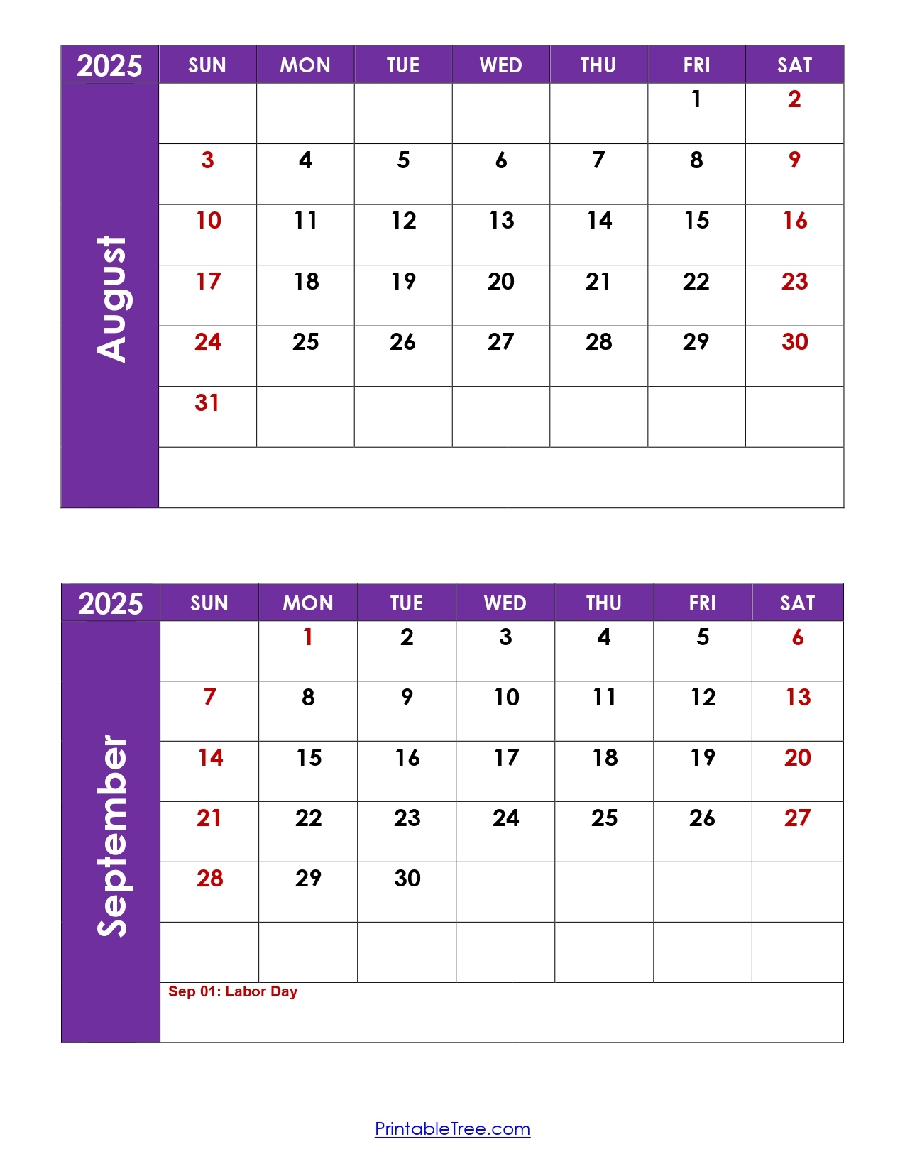 Calendar For August September And October 2025
