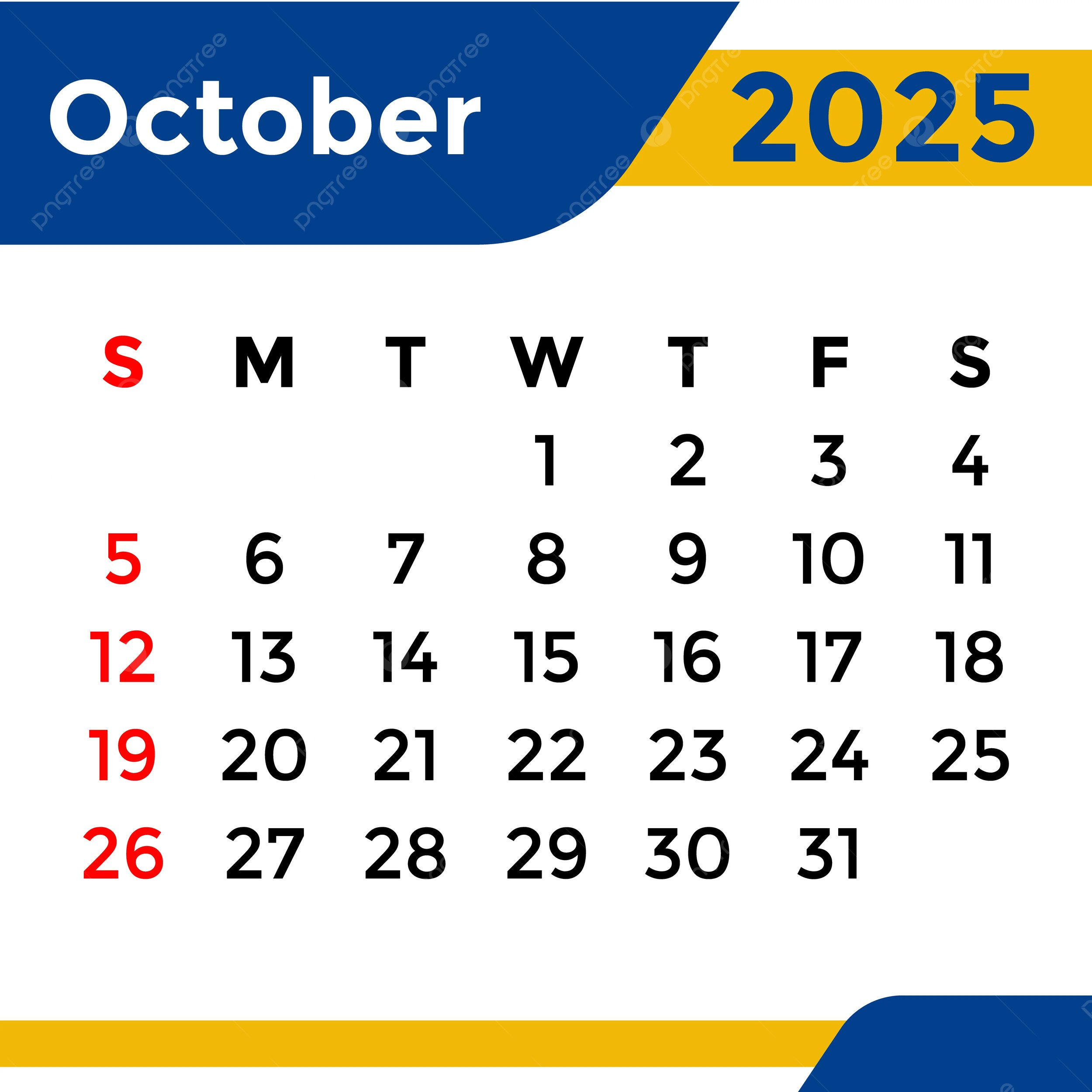 Calendar In October 2025
