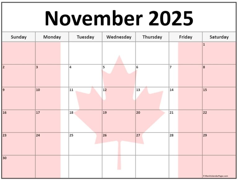 Collection Of November 2025 Photo Calendars With Image Filters 