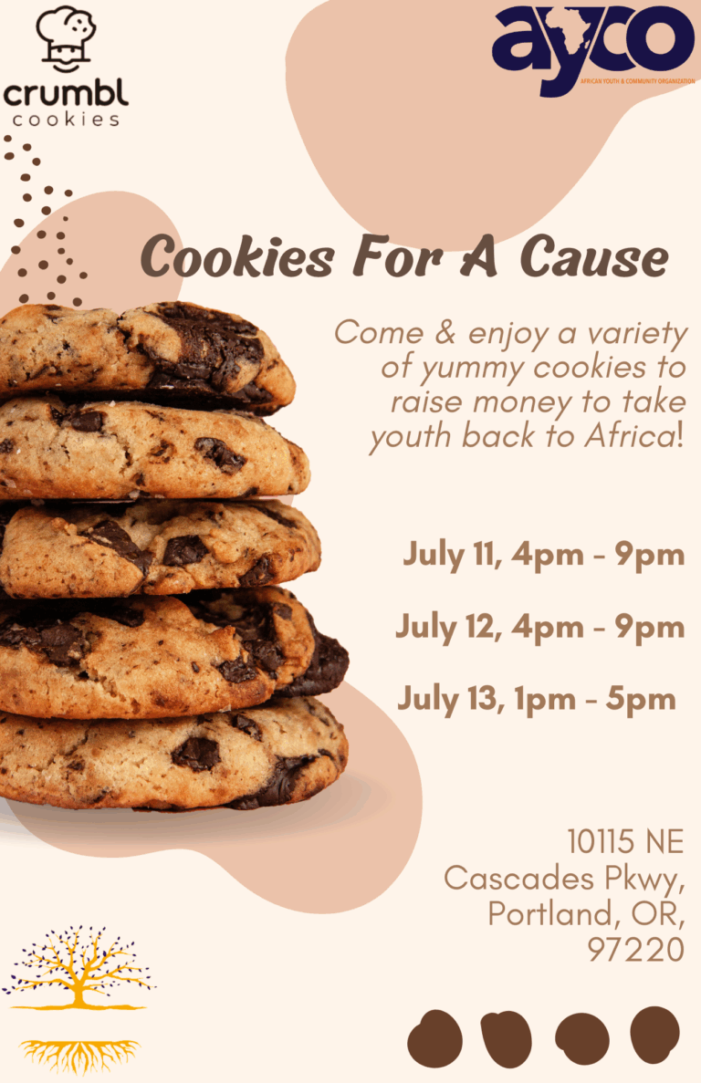 Crumbl Cookies For A Cause Fundraiser July 11 13 African Youth U0026 Community Organization AYCO
