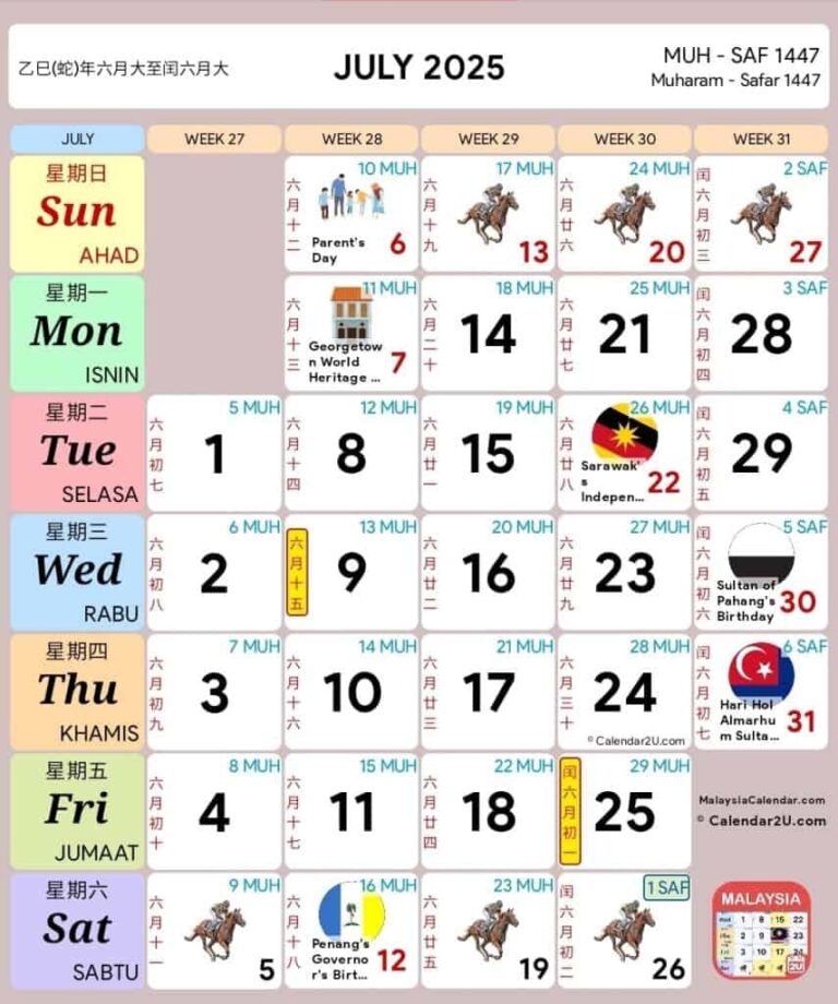 Cuti Umum 2025 U0026 Cuti Sekolah Malaysia KPM