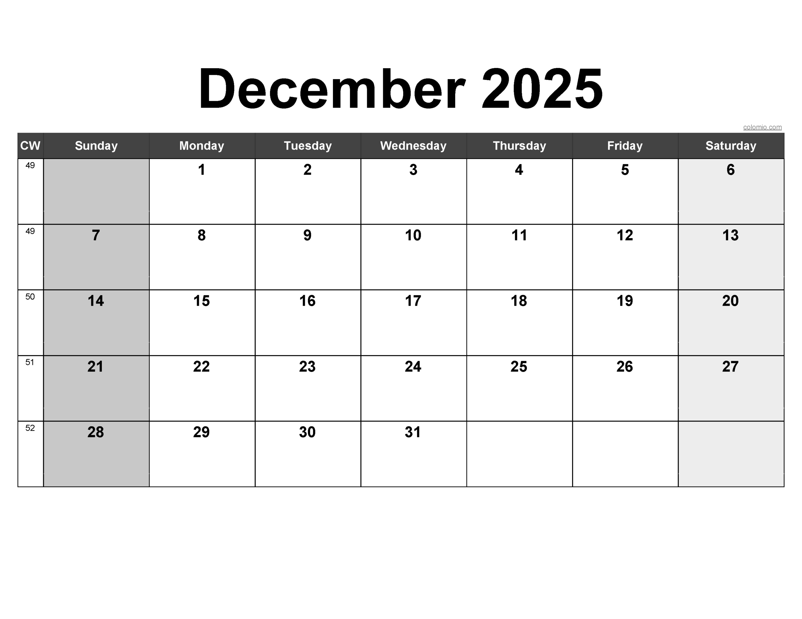 December 2025 Calendar Free Printable PDF XLS And PNG Www 