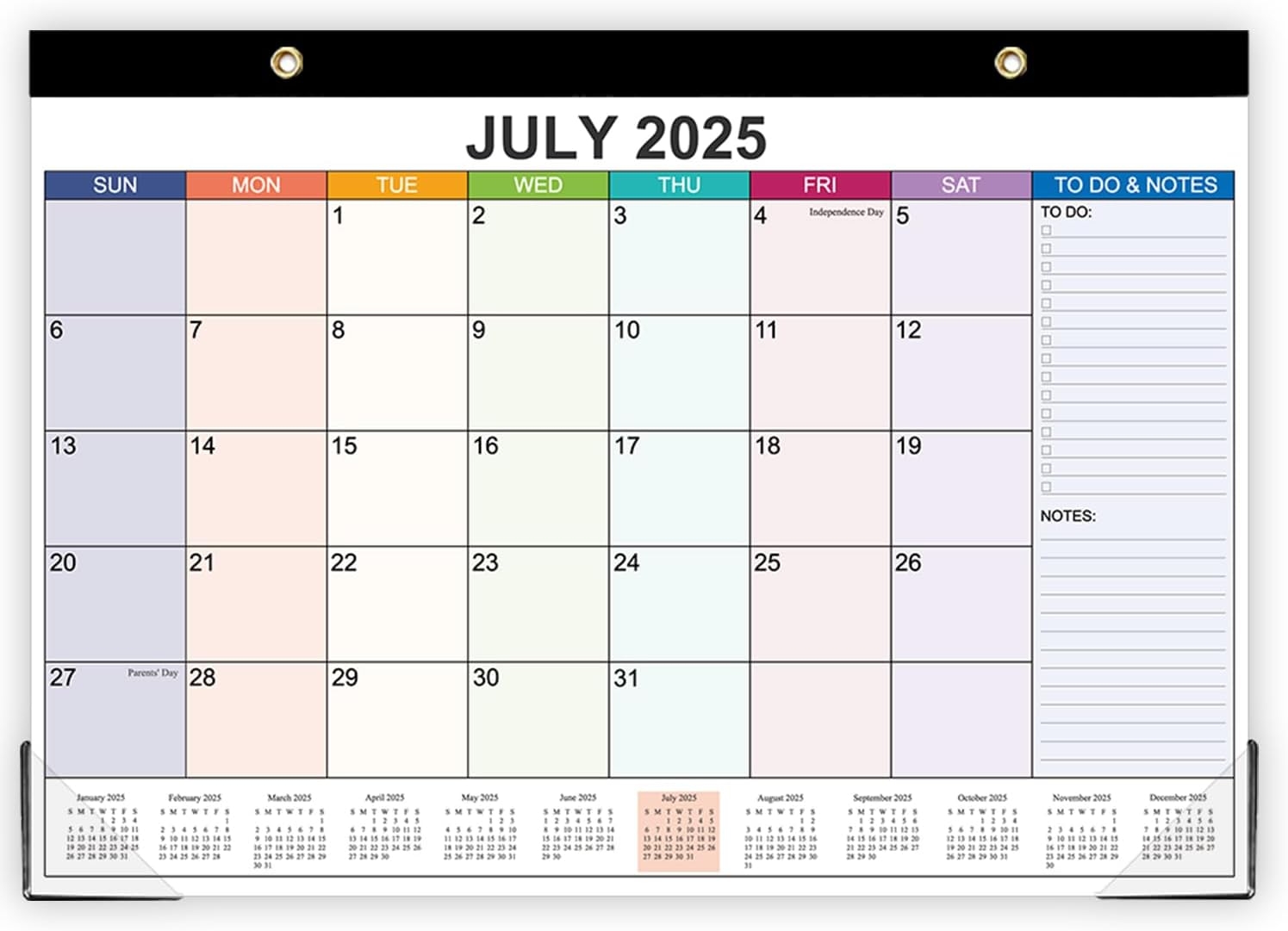 Desk Calendar 2025 2026 18 Months Calendar From July Moldova Ubuy