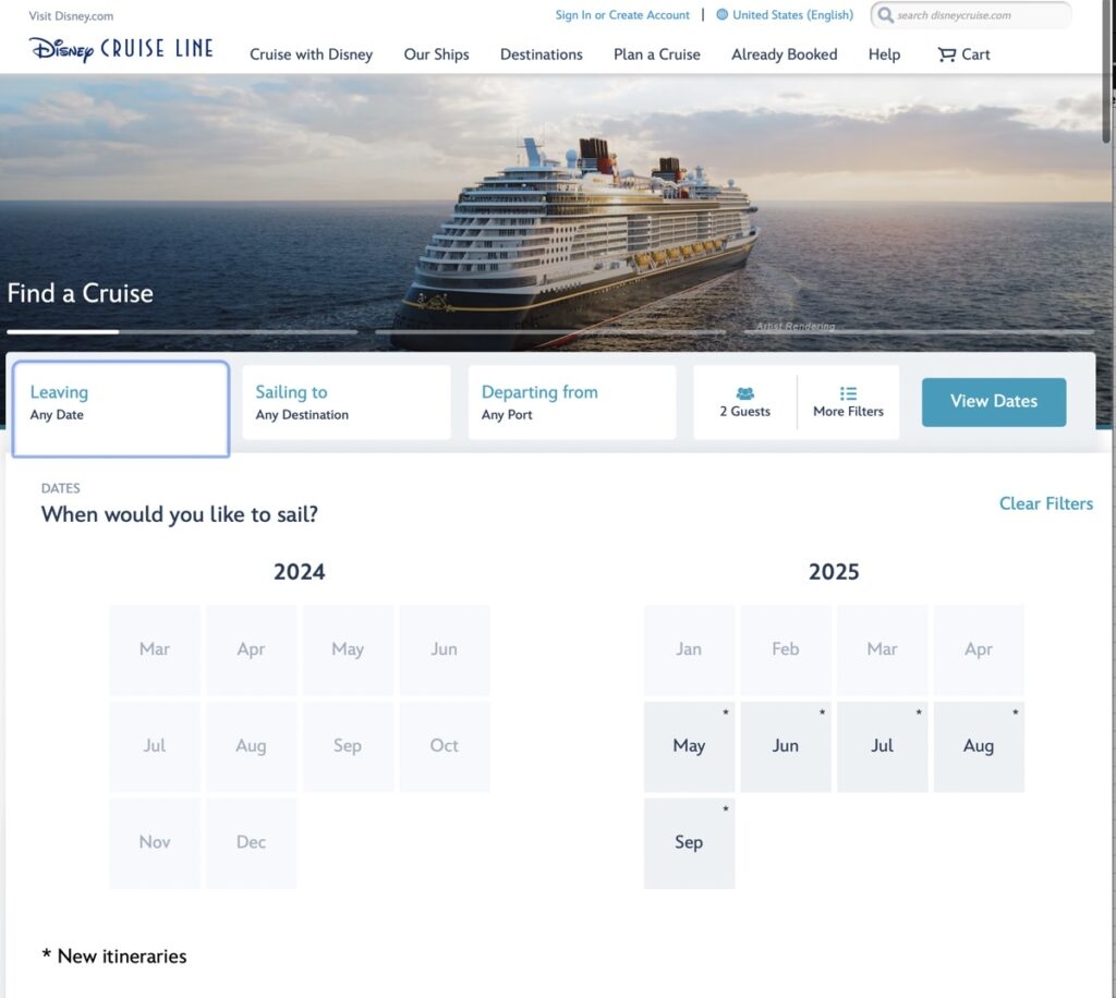 Disney Cruise Line Announces Summer 2025 Itineraries May 