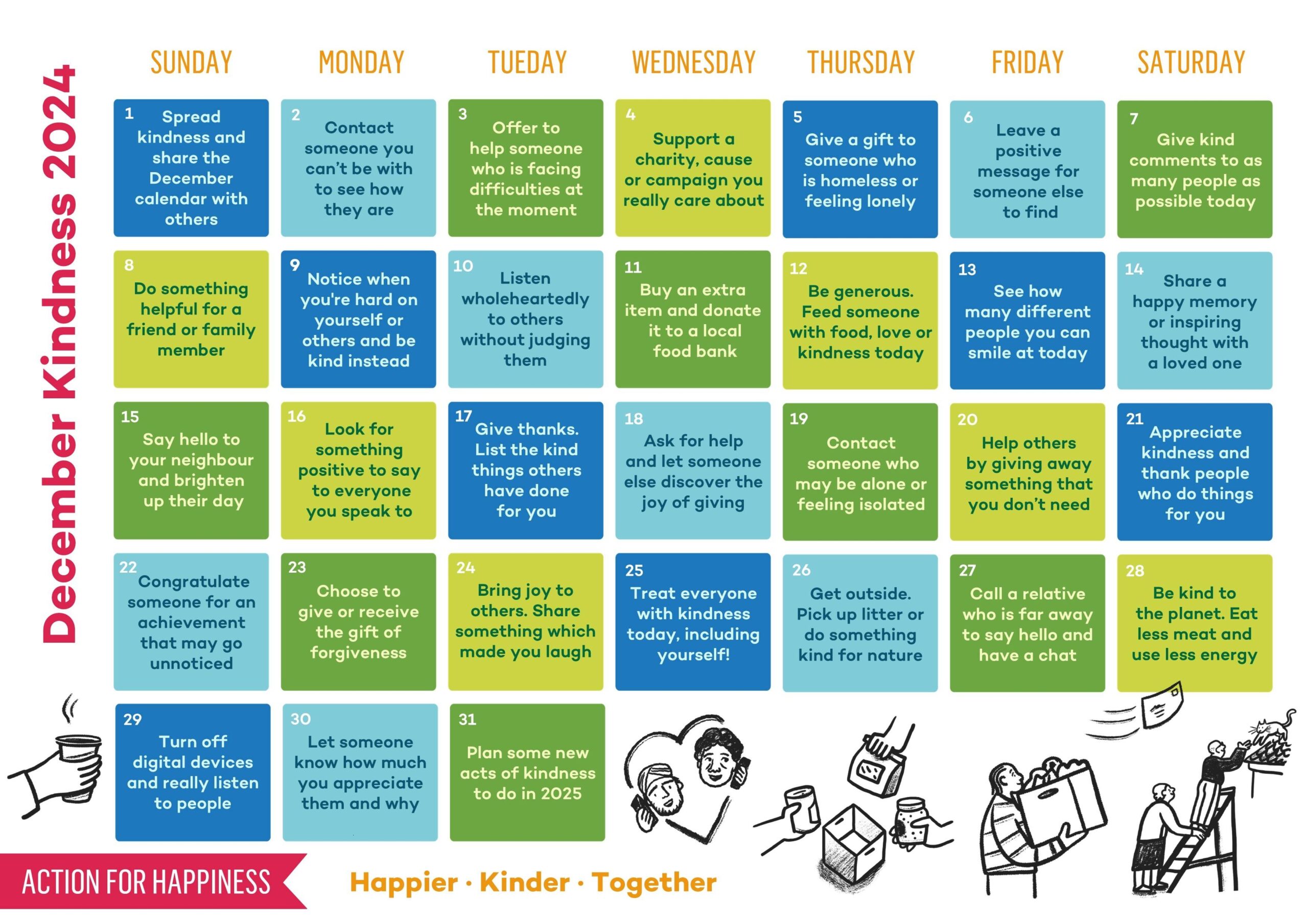 Do Good December Action For Happiness