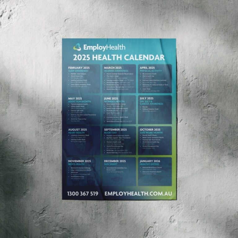 Download Our 2025 Health Calendar Employ Health Proactive Workplace Health