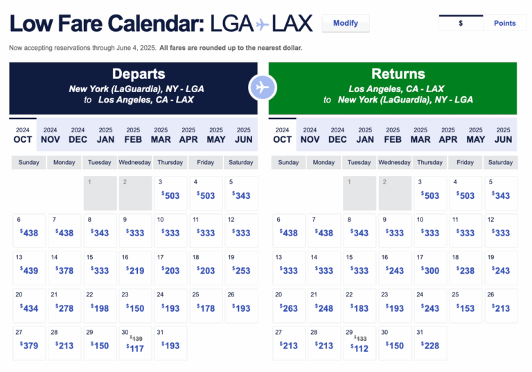 Examined The Pros U0026 Cons Of Southwest Airlines Low Fare Calendar