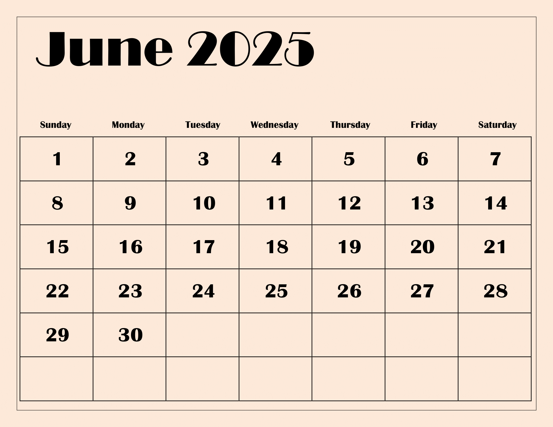 June July August 2025 Calendar Excel