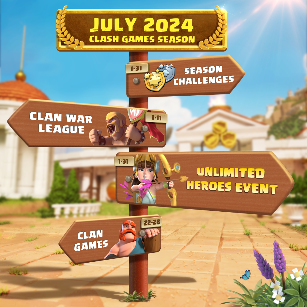 July 2024 Update Clash Games Season Clash Champs