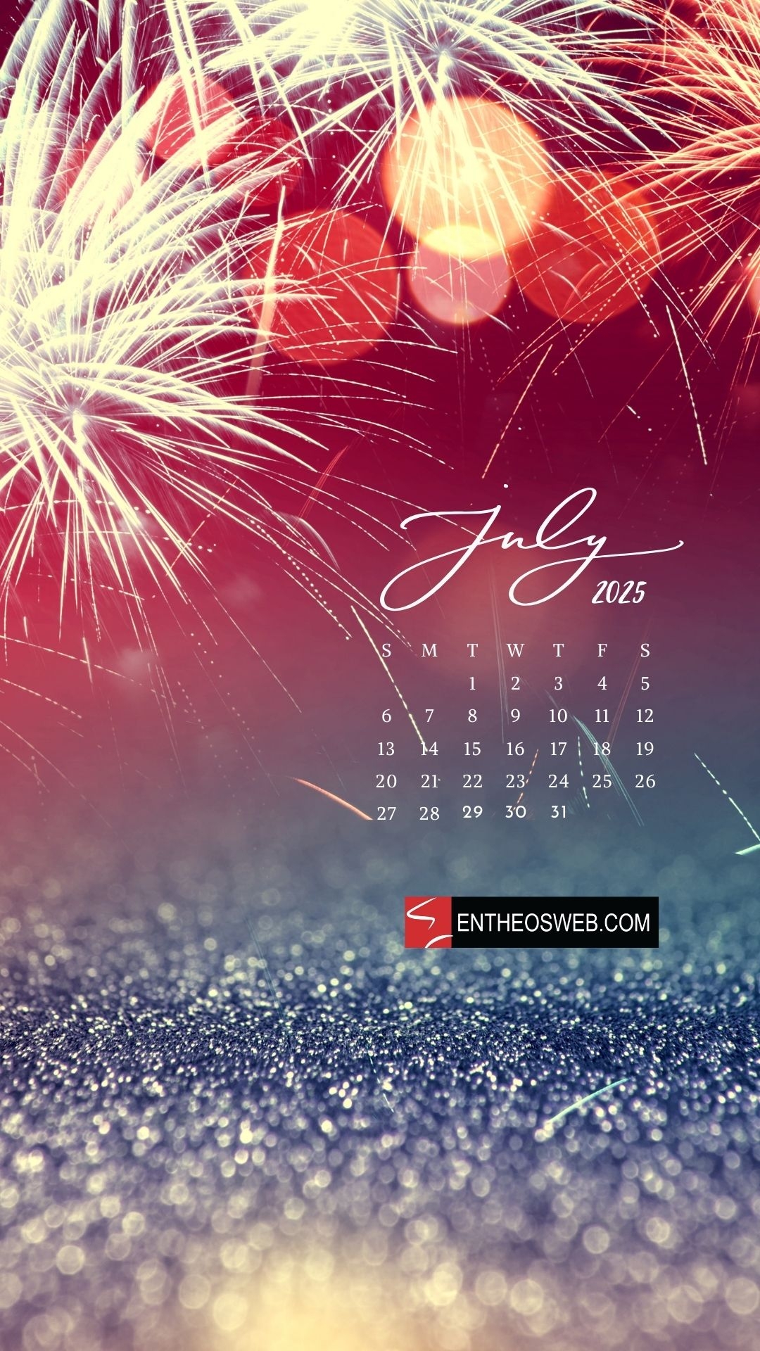 July 2025 Calendar Phone Wallpapers EntheosWeb