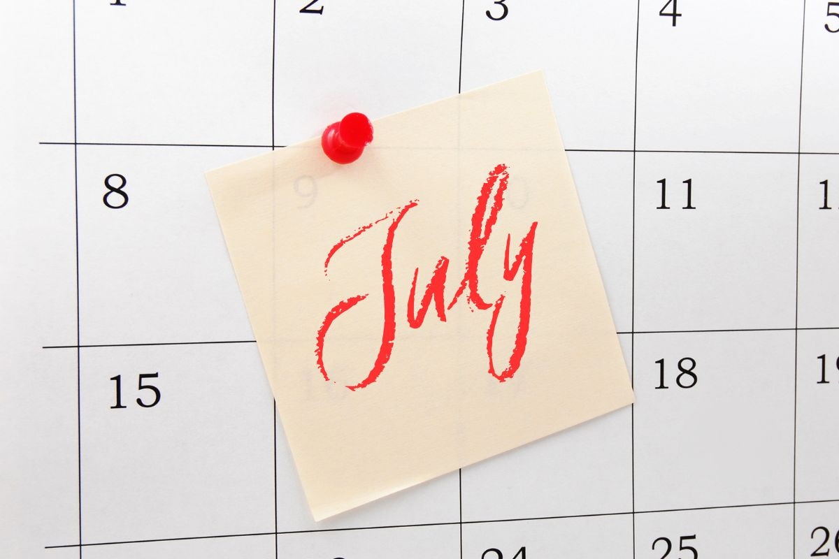 Social Media Calendar For July 2025