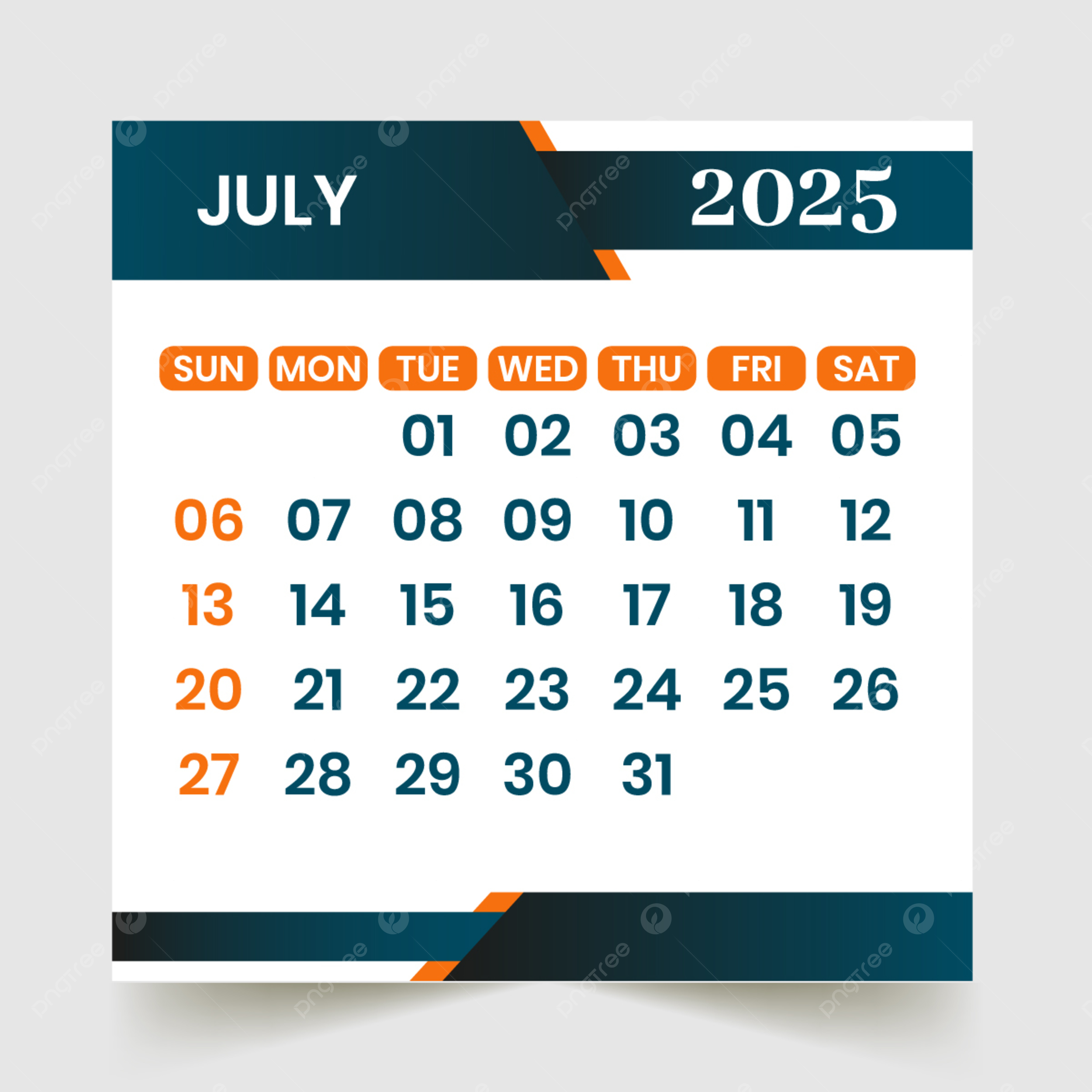 Sport Calendar July 2025