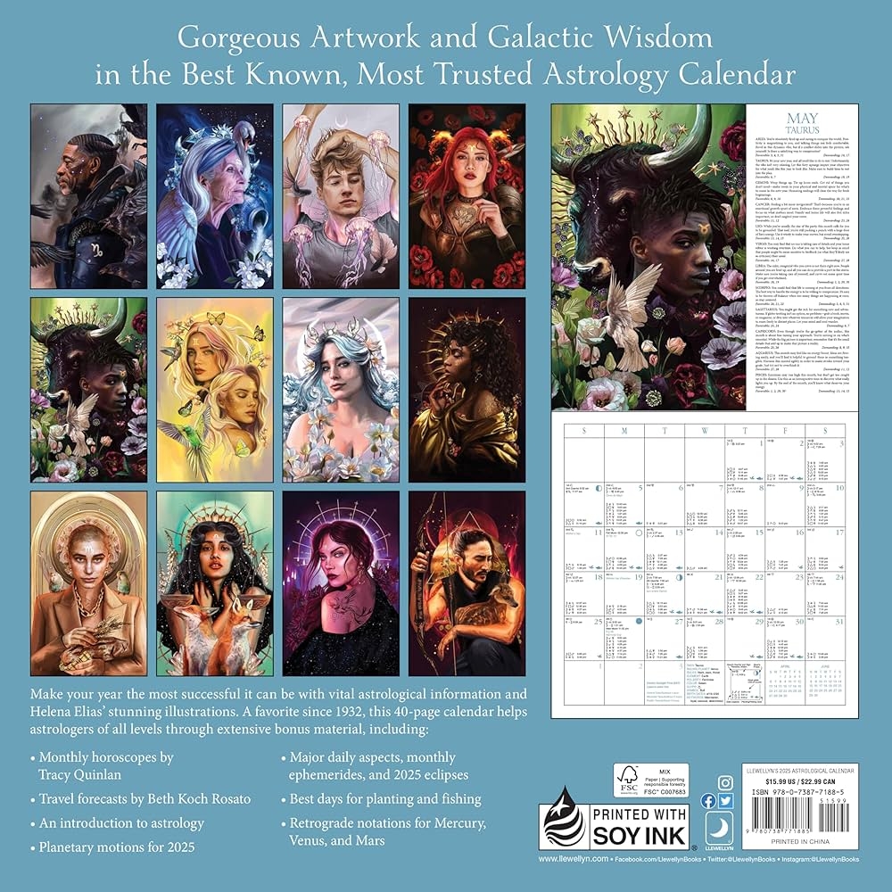 Llewellyn s 2025 Astrological Calendar The World s Best Known Most Trusted Astrology Calendar