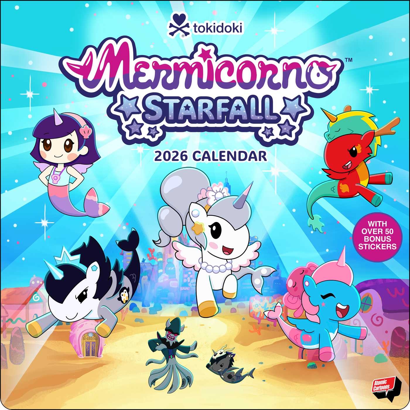 Mermicorno Starfall 2026 Wall Calendar With 50 Bonus Stickers Book Summary U0026 Video Official Publisher Page Simon U0026 Schuster
