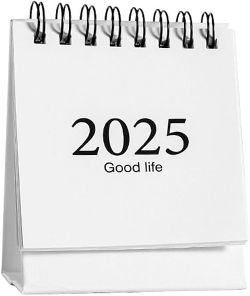 Mini Desk Calendar July 2024 To Dec 2025 Portable Small Desktop Calendar Standing Flip Academic Year Monthly Calendars For Home Office Table 
