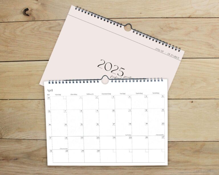 Monthly Calendar 2025 Wall Calendar 2025 Minimalist Calendar With Wire o Binding DIN A4 Landscape Format Etsy Australia