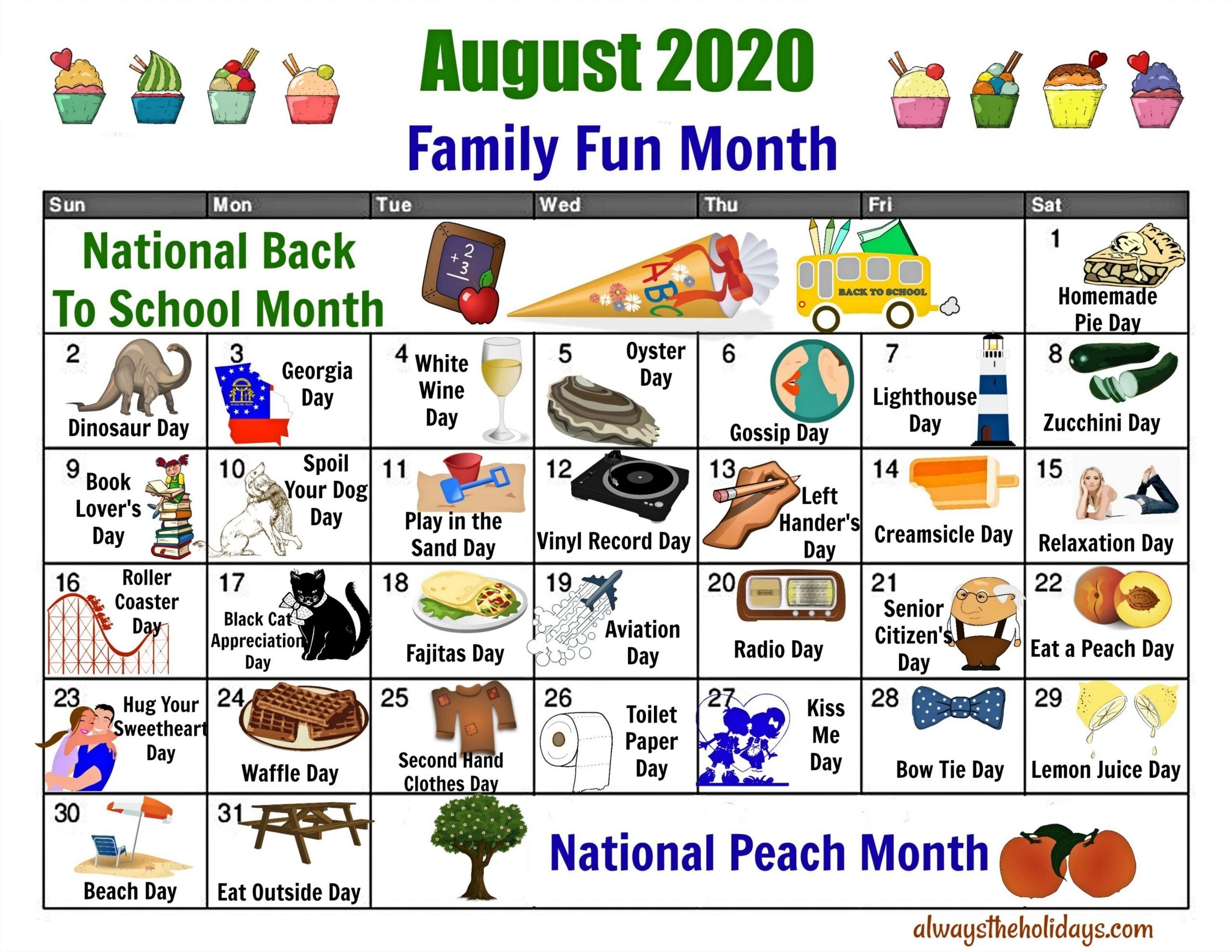 National Days In August 2025 Www alhudapk