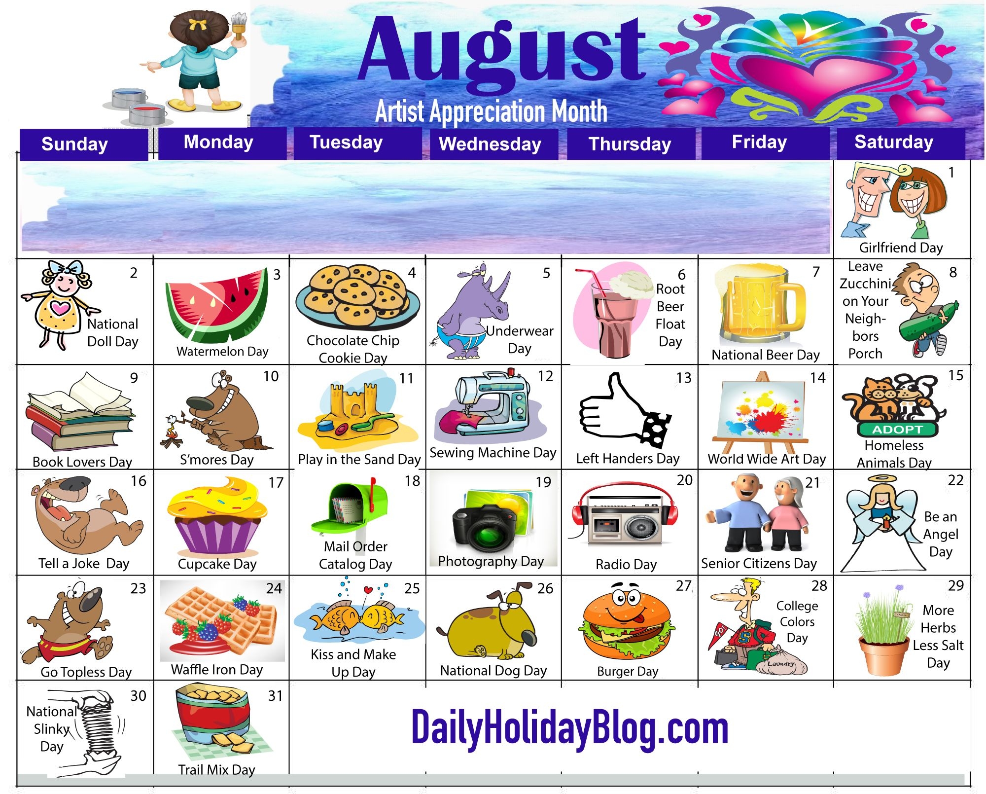 National Days In August 2025 Www alhudapk
