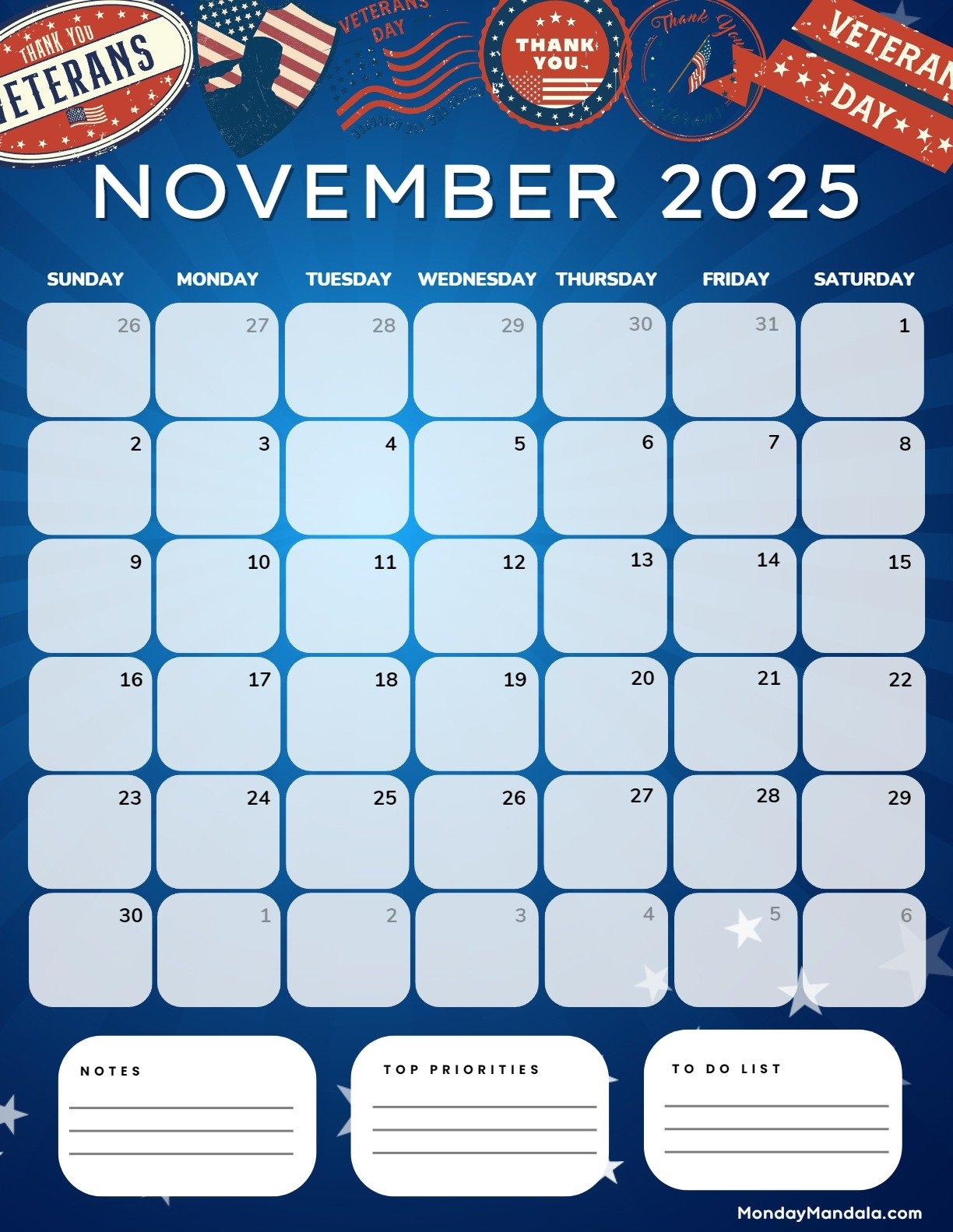 November 2025 Calendar 52 Free PDF Printables 
