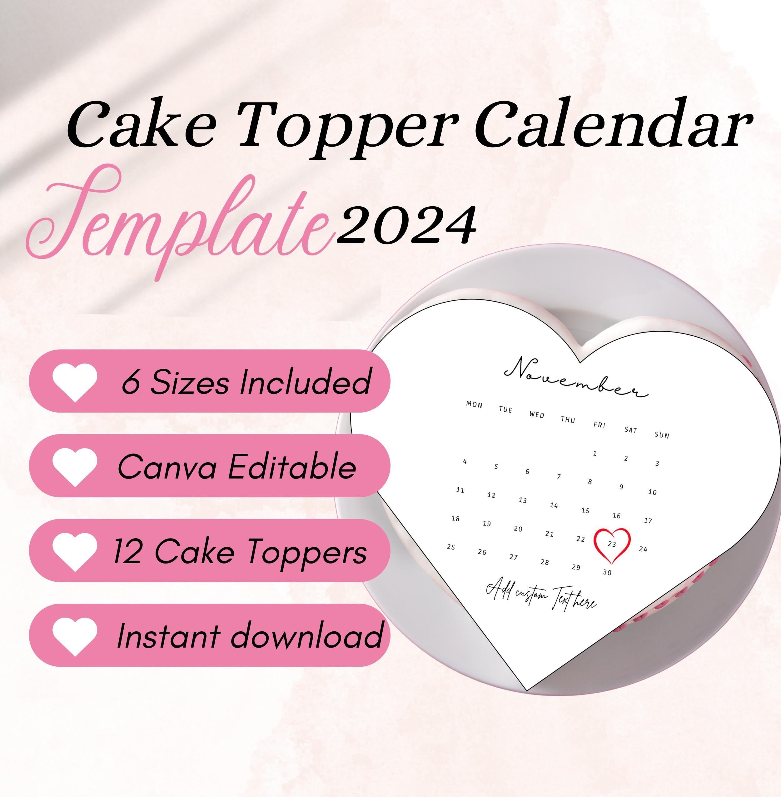 November 2025 Calendar With Heart Etsy
