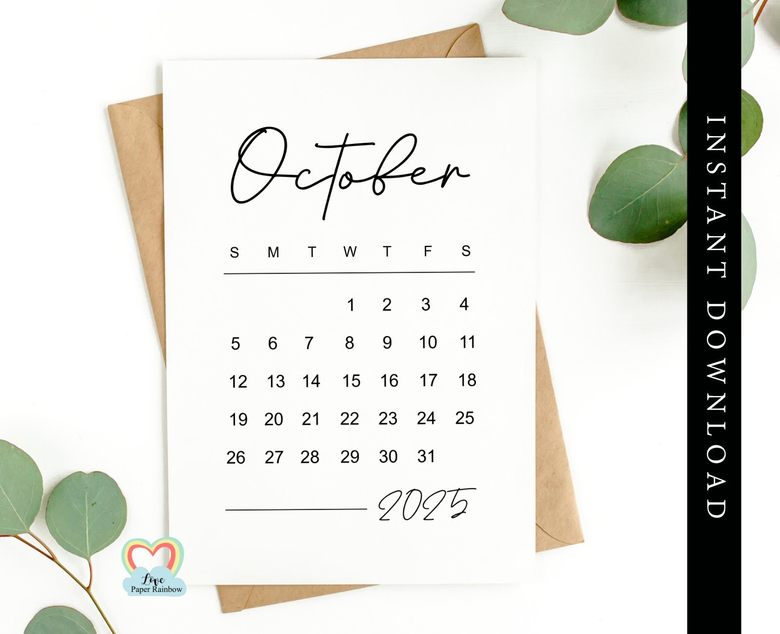October 2025 Calendar Printable Baby Due Date October 2025 Pregnancy Announcement October 2025 Instant Download Save The Date Etsy