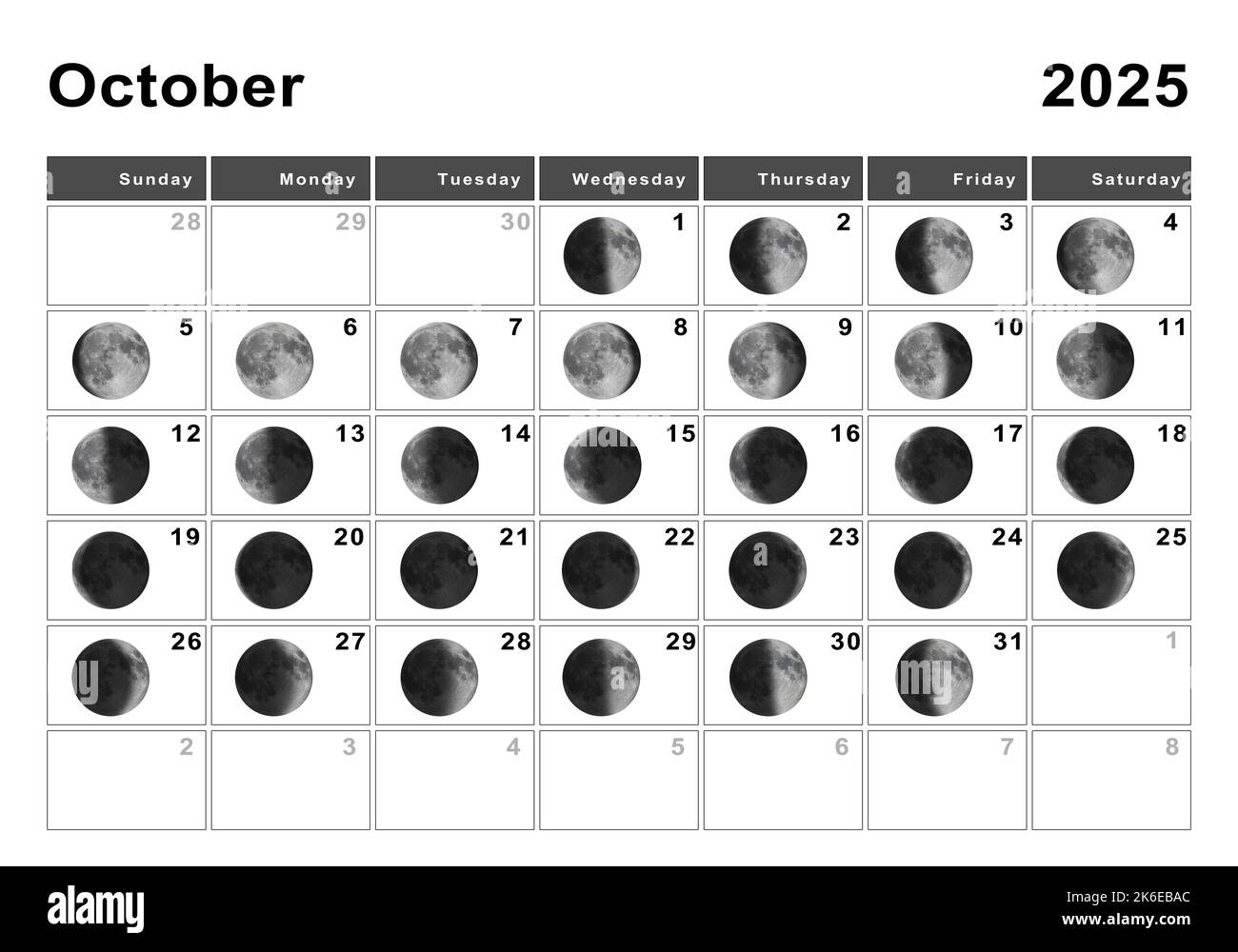 Full Moon October 2025 Calendar
